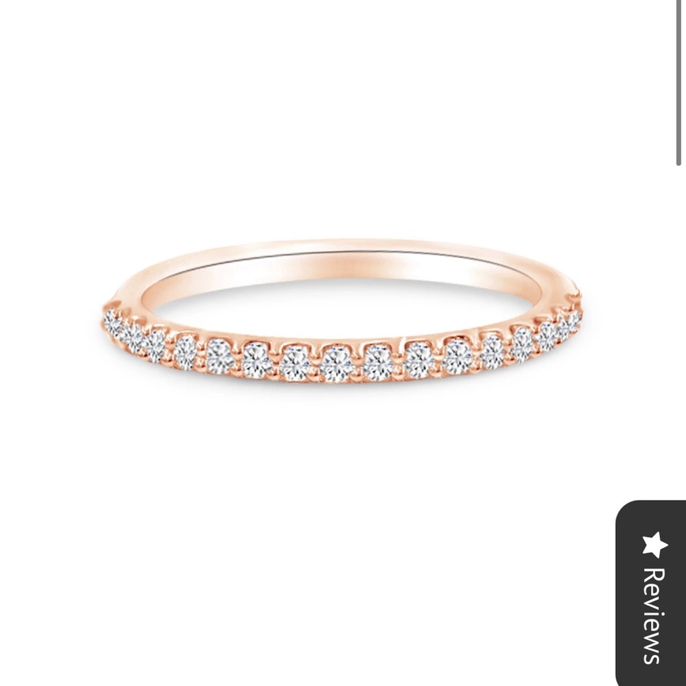 Diamond Daughters Rose Gold Wedding Band
